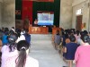 Trung tâm Y tế huyện Quảng Ninh đẩy mạnh các hoạt động truyền thông về Dân số - kế hoạch hóa gia đình.